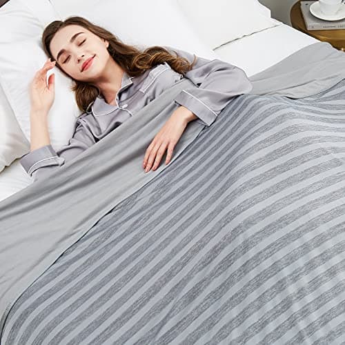 Guohaoi Cooling Blanket for Hot Sleepers and Night Sweats 90"x90" Queen | Arc-Chill Q-Max >0.5 Cool Fiber,100% Oeko-Tex Certified Lightweight Summer Blanket for Travel/Outdoor Ultra Cold Breathable