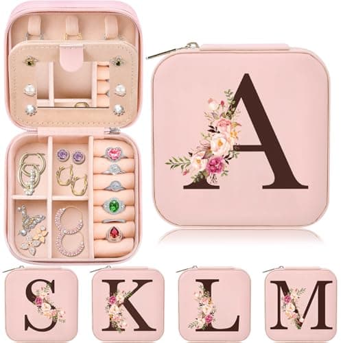 Stocking Stuffers for Teen Girls Teens Trendy Stuff Travel Jewelry Box | Christmas Teen Girl Gifts Trendy Stuff Travel Jewelry Box Case Organizer, Easter Basket Stuffers for Teens Gifts