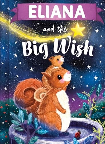 Eliana and the Big Wish: A Personalized Book About Love and Friendship for Babies and Toddlers