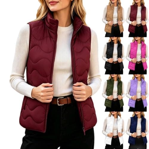 Sblioda Puffer Vest Women Womens Puffer Vest