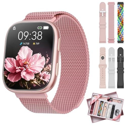 Mingtawn Smart Watches for Women Men with 7 Interchangeable Bands,1.83" HD Smart Watch with Heart Rate/Sleep Monitor,Fitness Watch with Bluetooth Call,120+ Sport Modes Activity Tracker Bands Gift Set
