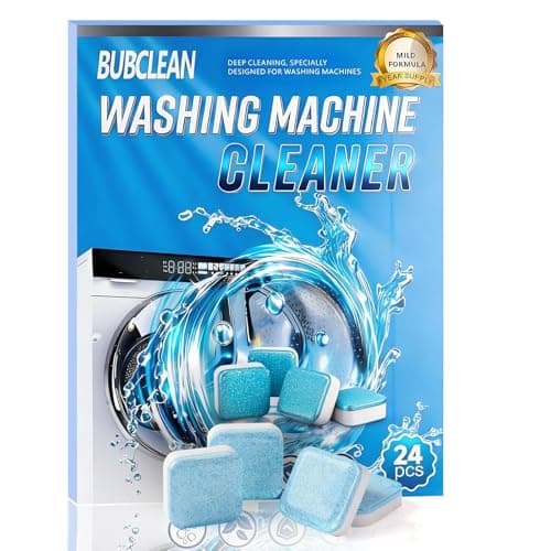 أقراص تنظيف الغسالات BUBCLEAN، عبوة من 24 قرصًا
