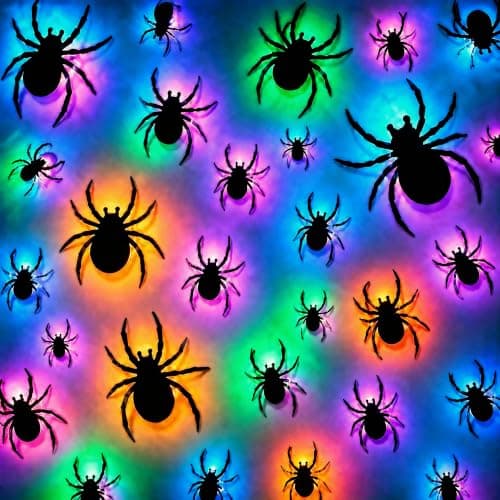 Xiaonanen Spider Halloween Decorations 36 Pack, 3D Spider Wall Decor Set | Halloween spider decorations, spider stickers for wall decor, spooky decor, indoor outdoor Halloween party decorations