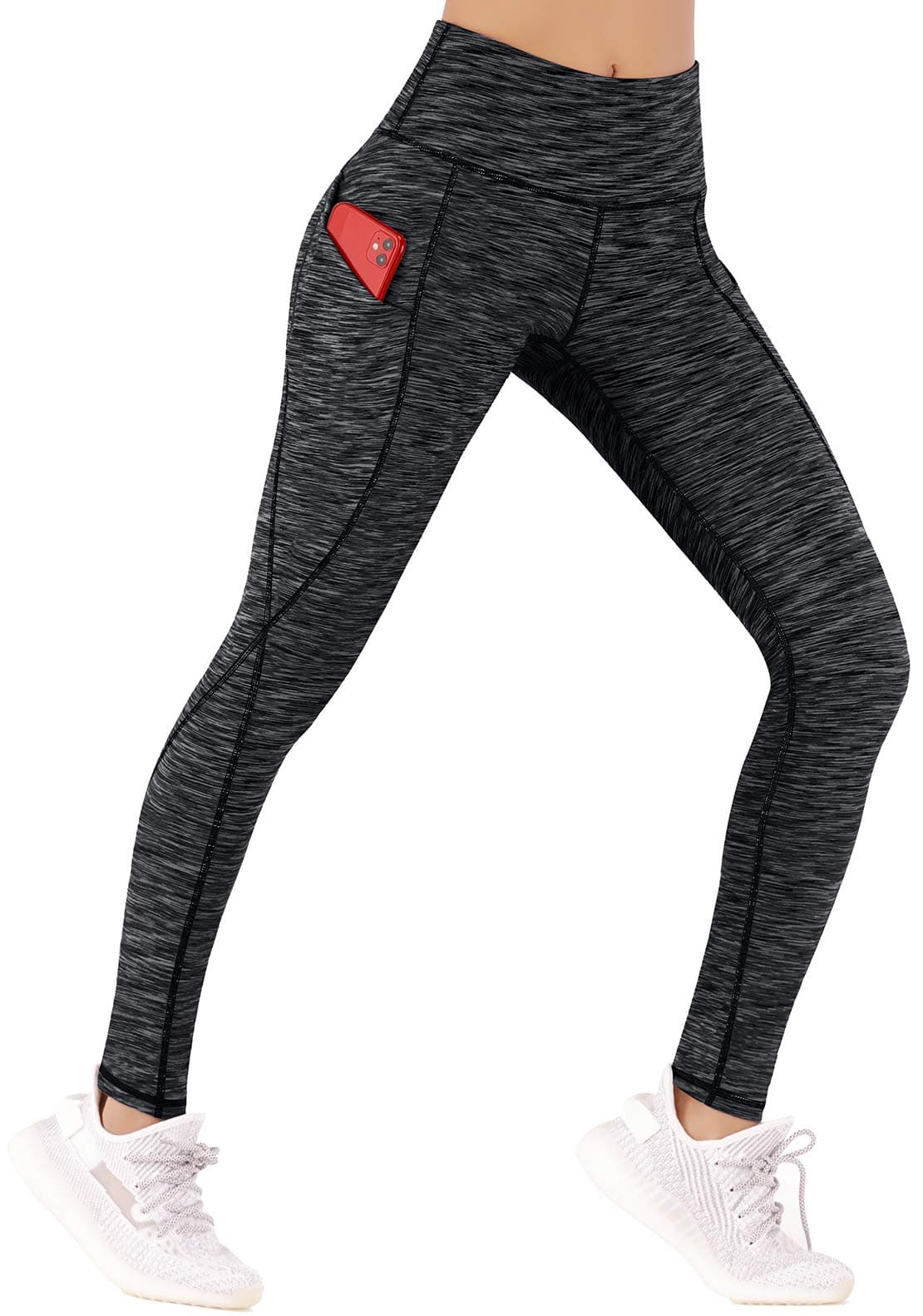 Ewedoos Fleece Lined Leggings Women Thermal Warm Winter Tights with Pockets | Soft Fleece Interior for Warmth, Stretchy 4-Way Fabric, High Waist Tummy Control Waistband, 2 Functional Side Pockets